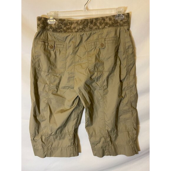 ACG ALL CONDITIONS GEAR WOMENS SIZE 10 CAPRI CROPPED TAN PANTS Medium M - Picture 2 of 2